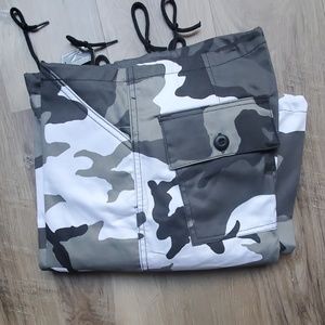 Women's Camo cargo Paratrooper gray